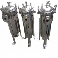 Customized ex-factory price stainless steel bag filter housing for water treatment system